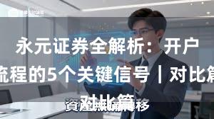 永元证券全解析：开户流程的5个关键信号｜对比篇