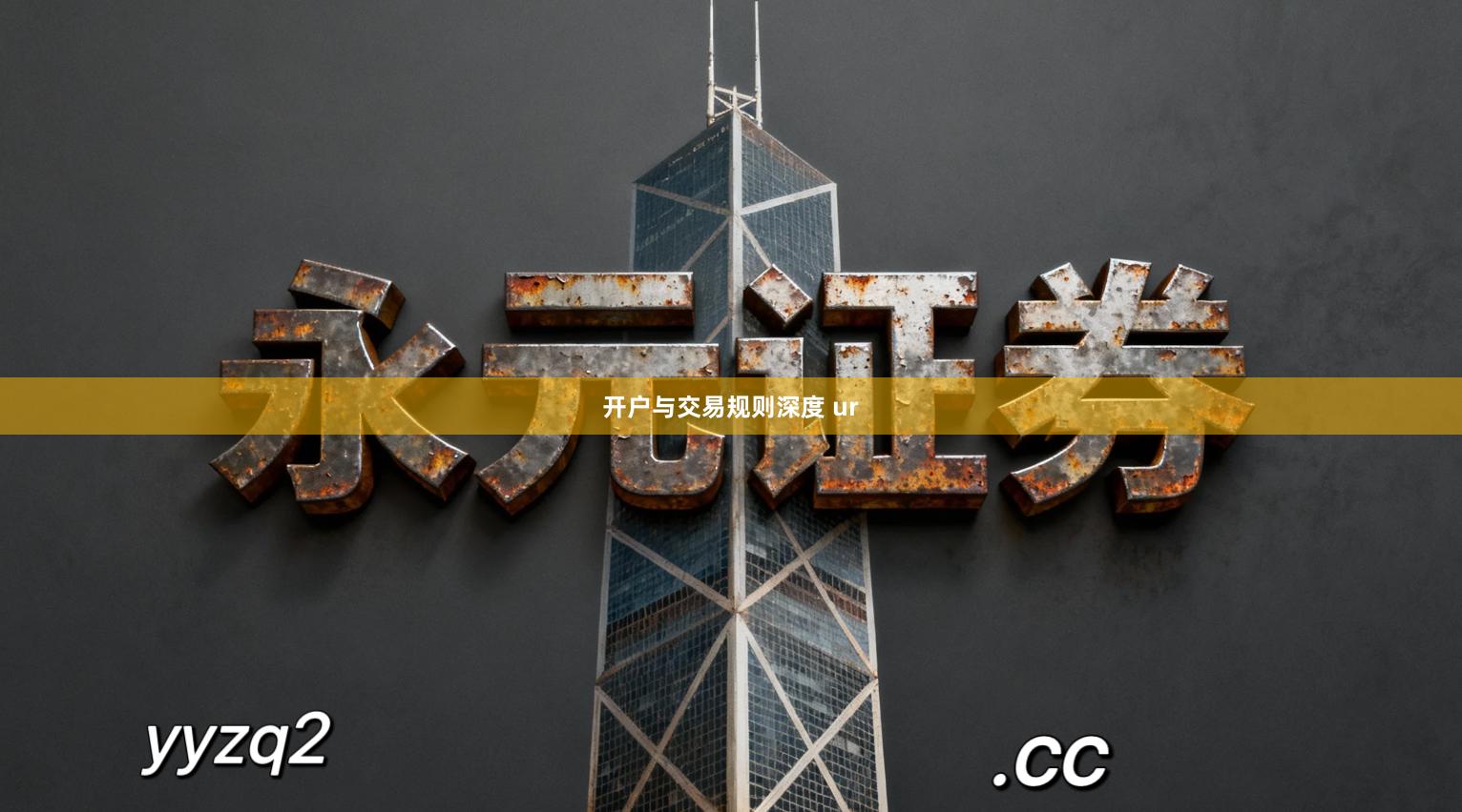 开户与交易规则深度 ur